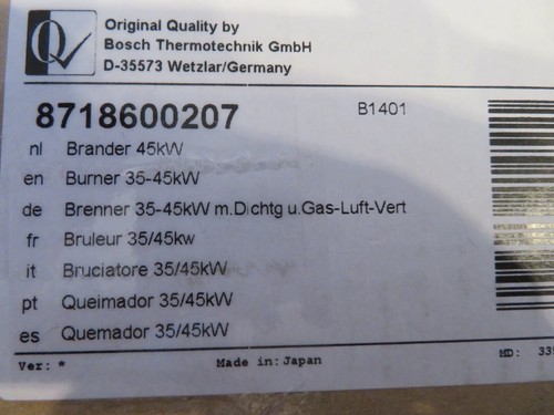 Brenner 45kw dichtg u - m.,